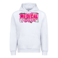 White valentine medical assistant Urban Hoodie - CowhideDigitalArt