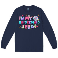 Navy in my bridesmaid era Long Sleeve Tee - Artiststas