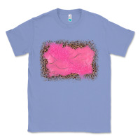 Colony Blue gemstone pink leopard background Classic Tee - JahusDesignShop