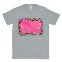 Heather Grey gemstone pink leopard background Classic Tee - JahusDesignShop
