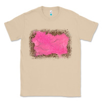 Mushroom gemstone pink leopard background Classic Tee - JahusDesignShop