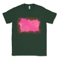 Sports Green gemstone pink leopard background Classic Tee - JahusDesignShop