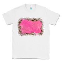 White gemstone pink leopard background Classic Tee - JahusDesignShop