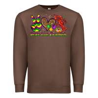 Chestnut peace love crawfish olivia Premium Sweatshirt - OliviaCreatesArt