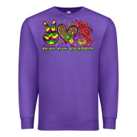 Purple peace love crawfish olivia Premium Sweatshirt - OliviaCreatesArt