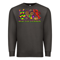 Smoke peace love crawfish olivia Premium Sweatshirt - OliviaCreatesArt