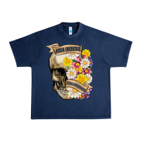 Navy kinda emotional kinda emotionless Urban Heavy Tee - MaliasSmallBusiness