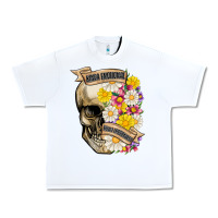 White kinda emotional kinda emotionless Urban Heavy Tee - MaliasSmallBusiness