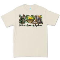 Bone Peace Love Elephant Premium Tee - LillyAllenDesigns