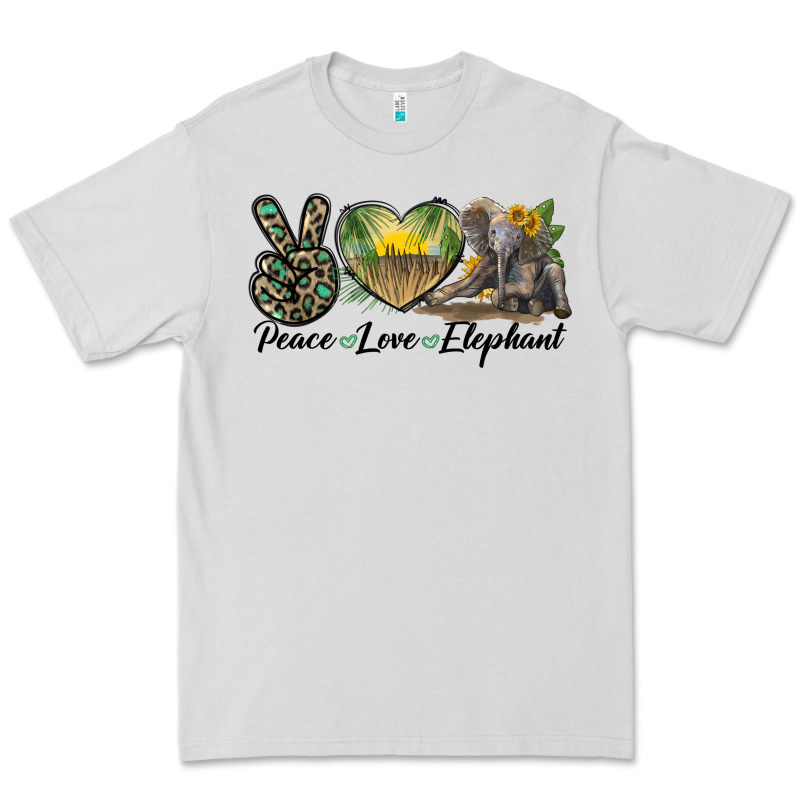 Peace Love Elephant Premium Tee by LillyAllenDesigns | Teevron
