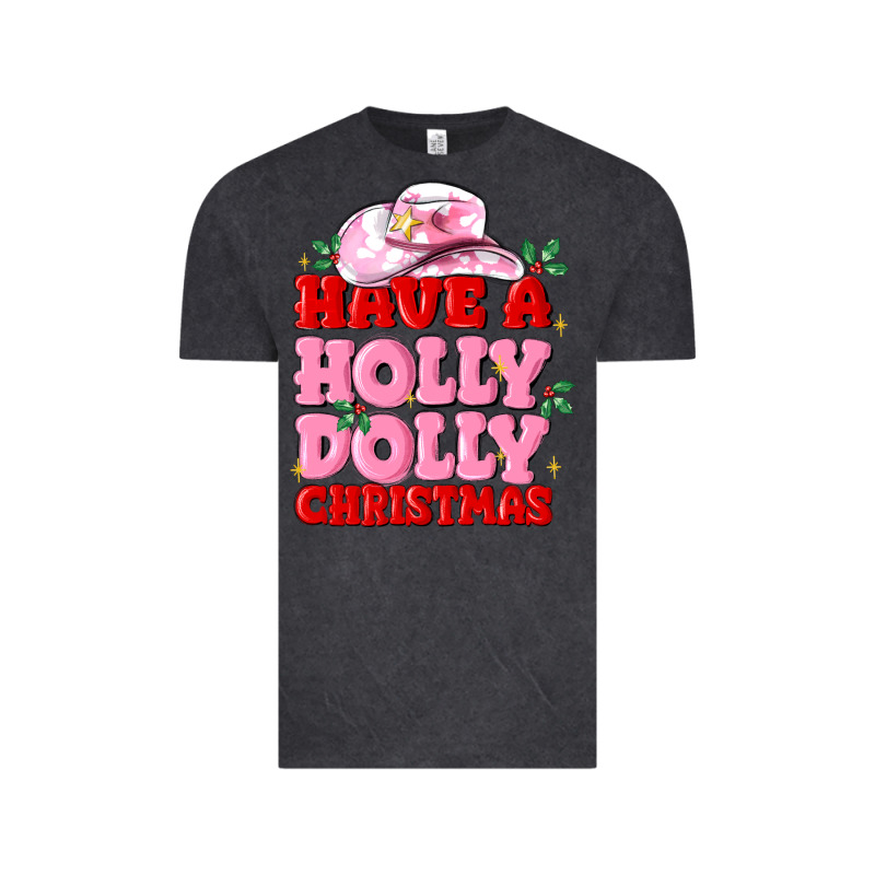 Have A Holly Dolly Christmas Vintage Tee by MaliasSmallBusiness | Teevron