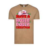 Vintage Coffee have a holly dolly christmas Vintage Tee - MaliasSmallBusiness
