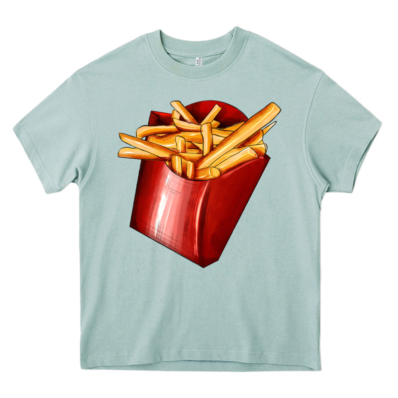 French Fries Heavy Core Tee by AdoDesignShop | Teevron