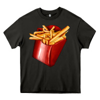 Asphalt french fries Heavy Core Tee - AdoDesignShop