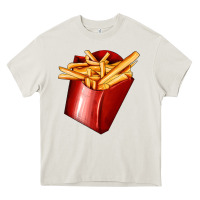 Cream french fries Heavy Core Tee - AdoDesignShop