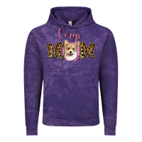 Cloud Purple Corgi Mom Vintage Hoodie - Jasminsmagicworld