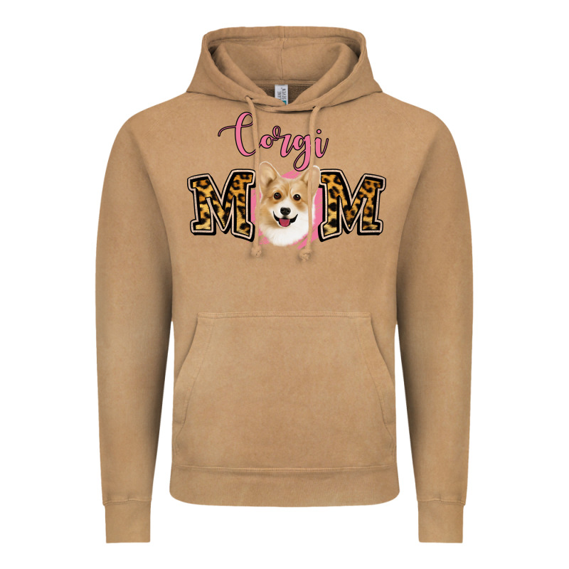 Corgi Mom Vintage Hoodie by Jasminsmagicworld | Teevron