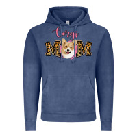 Vintage Denim Corgi Mom Vintage Hoodie - Jasminsmagicworld