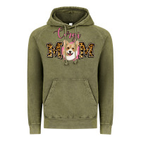 Vintage Olive Corgi Mom Vintage Hoodie - Jasminsmagicworld