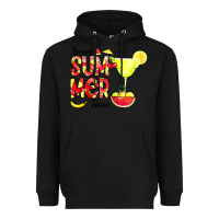 Black sweet summer time fruits Heavyweight Hoodie - CowCowDesign
