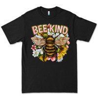 Black bee kind Premium Tee - NancyCooperArtShop