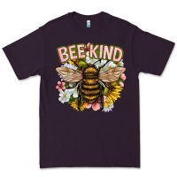 Plum bee kind Premium Tee - NancyCooperArtShop