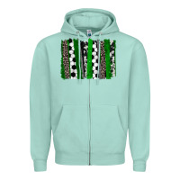 Soccer Brushstroke Zipper Hoodie | Teevron