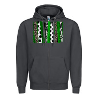 Smoke Soccer brushstroke Zipper Hoodie - HowdyJamesFarm