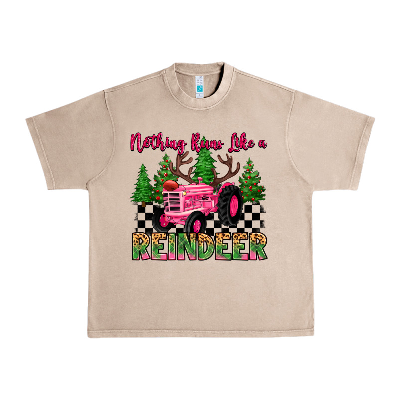 Nothing Runs Like A Reindeer Urban Heavy Tee by MaliasSmallBusiness | Teevron