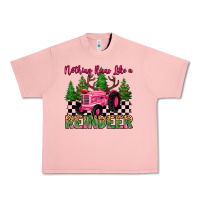 Salmon nothing runs like a reindeer Urban Heavy Tee - MaliasSmallBusiness