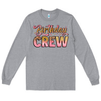 Heather Grey birthday crew Long Sleeve Tee - Artiststas