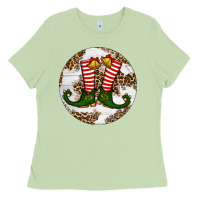 Matcha Elf Shoes Christmas Ladies Tee - RanaPortraitStore