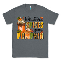 Charcoal Heather whatever spices your pumpkin Classic Tee - MaliasSmallBusiness