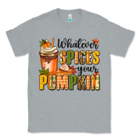 Heather Grey whatever spices your pumpkin Classic Tee - MaliasSmallBusiness