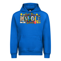 Cobalt Next Stop Middle School Urban Hoodie - CowhideDigitalArt
