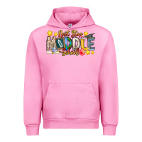 Fuchsia Pink Next Stop Middle School Urban Hoodie - CowhideDigitalArt