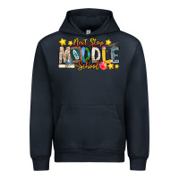 Navy Next Stop Middle School Urban Hoodie - CowhideDigitalArt