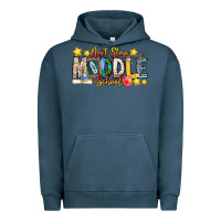Pigment Midnight Navy Next Stop Middle School Urban Hoodie - CowhideDigitalArt
