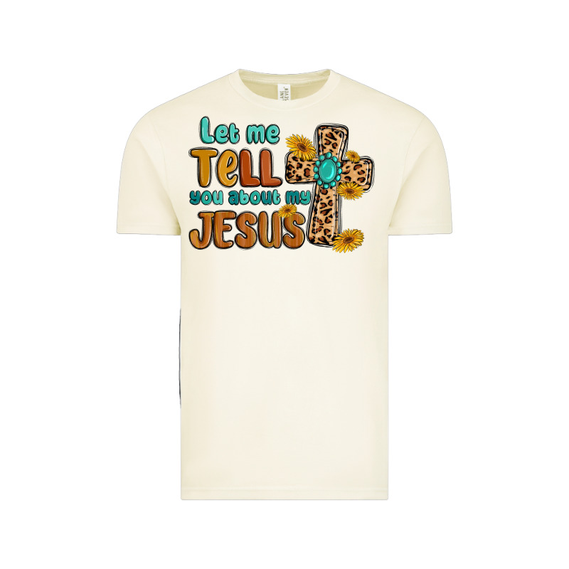 Let Me Tell You About My Jesus Vintage Tee by MaliasSmallBusiness | Teevron