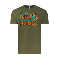 Vintage Olive let me tell you about my jesus Vintage Tee - MaliasSmallBusiness