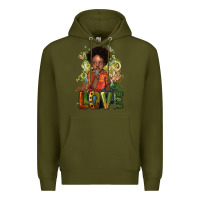 Army Green Black are boy love Premium Hoodie - HowdyJamesFarm