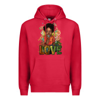 Cardinal Black are boy love Premium Hoodie - HowdyJamesFarm