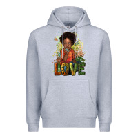 Heather Grey Black are boy love Premium Hoodie - HowdyJamesFarm