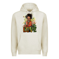 Oatmeal Heather Black are boy love Premium Hoodie - HowdyJamesFarm