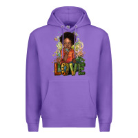 Purple Black are boy love Premium Hoodie - HowdyJamesFarm