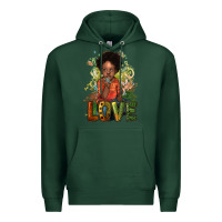 Sports Green Black are boy love Premium Hoodie - HowdyJamesFarm