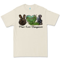 Bone Peace Love Chimpanzee Premium Tee - LillyAllenDesigns