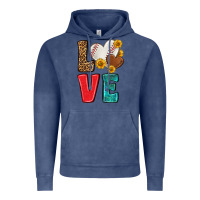 Vintage Denim western love baseball Vintage Hoodie - NancyCooperArtShop