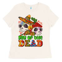 Bone mexican day of the dead Ladies Tee - AdoDesignShop