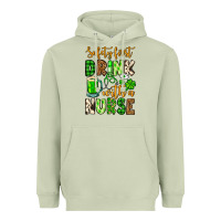 Matcha St. Patrick's Safety first drink with a Nurse Heavyweight Hoodie - OliviaCreatesArt